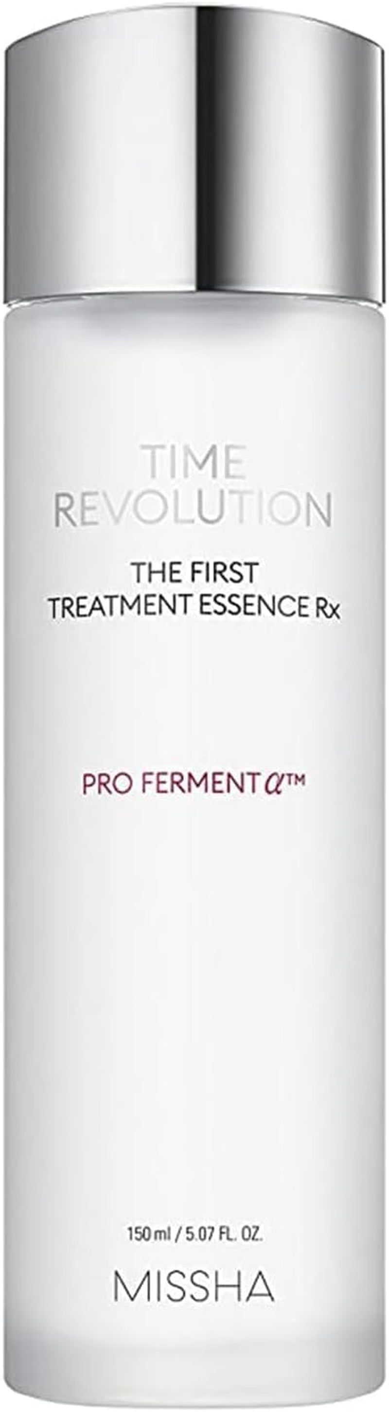 Time Revolution the First Essence RX (4Th Gen) 5.07 Fl Oz/150Ml, Korean Face Essence, Hydrating Facial Toner, Skin Smoothing & Ph Balancing Toner for All Skin Types