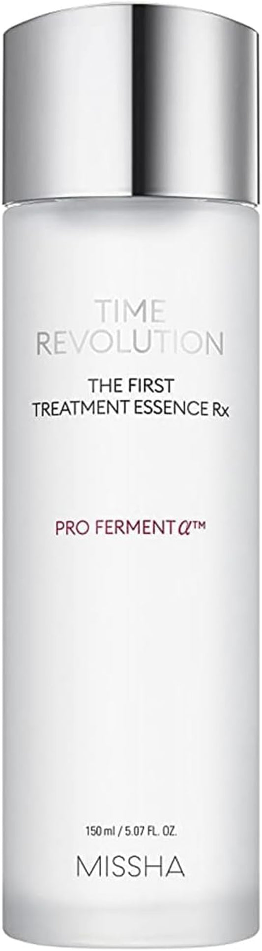 Time Revolution the First Essence RX (4Th Gen) 5.07 Fl Oz/150Ml, Korean Face Essence, Hydrating Facial Toner, Skin Smoothing & Ph Balancing Toner for All Skin Types